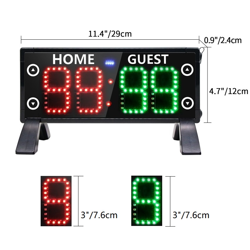다목적 터치스크린 점수판 게임 대회용 휴대용 LED 디 - Table Tennis Scoring 리뷰 및 가격