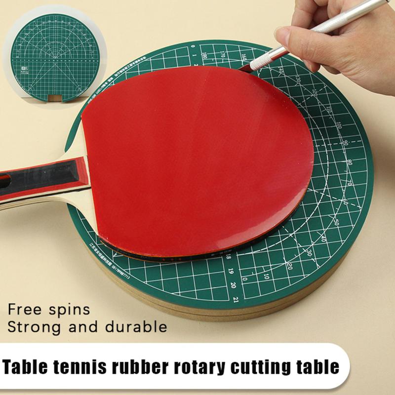 새로운 탁구 고무 회전식 커팅 매트 세트 DIY 커팅  - Table Tennis Form 리뷰 및 가격