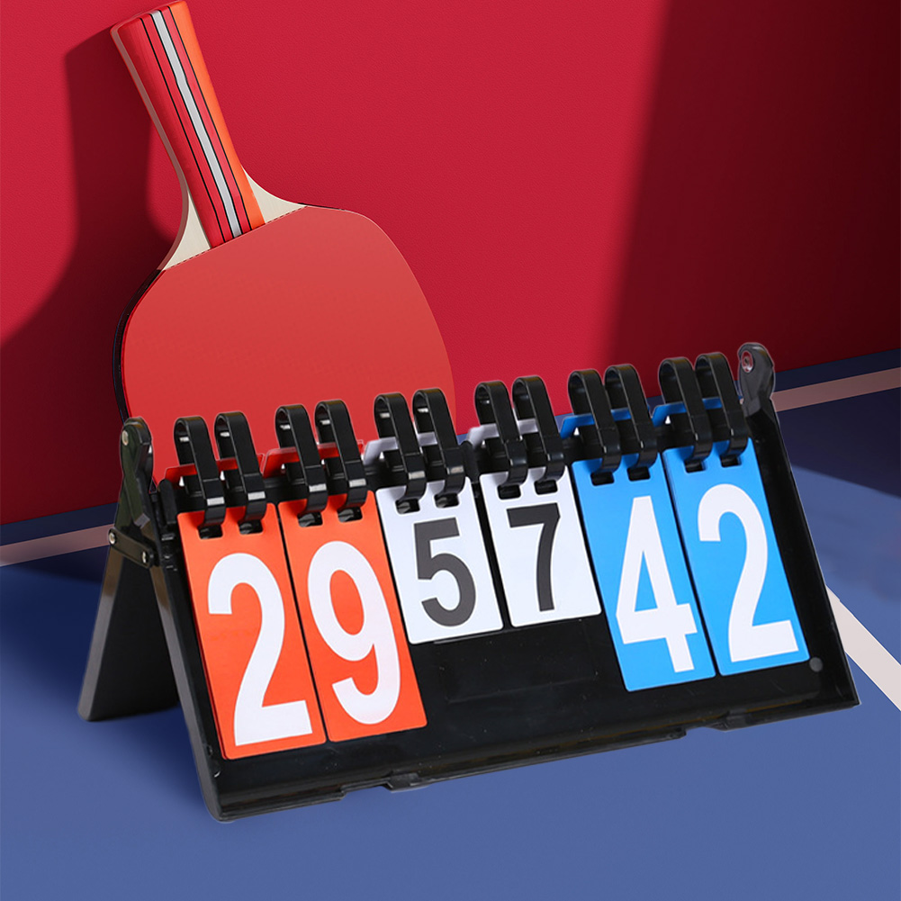 스포츠 점수판 테이블탑 점수판 6자리 점수 기록기 휴대 - Table Tennis Scoring 리뷰 및 가격