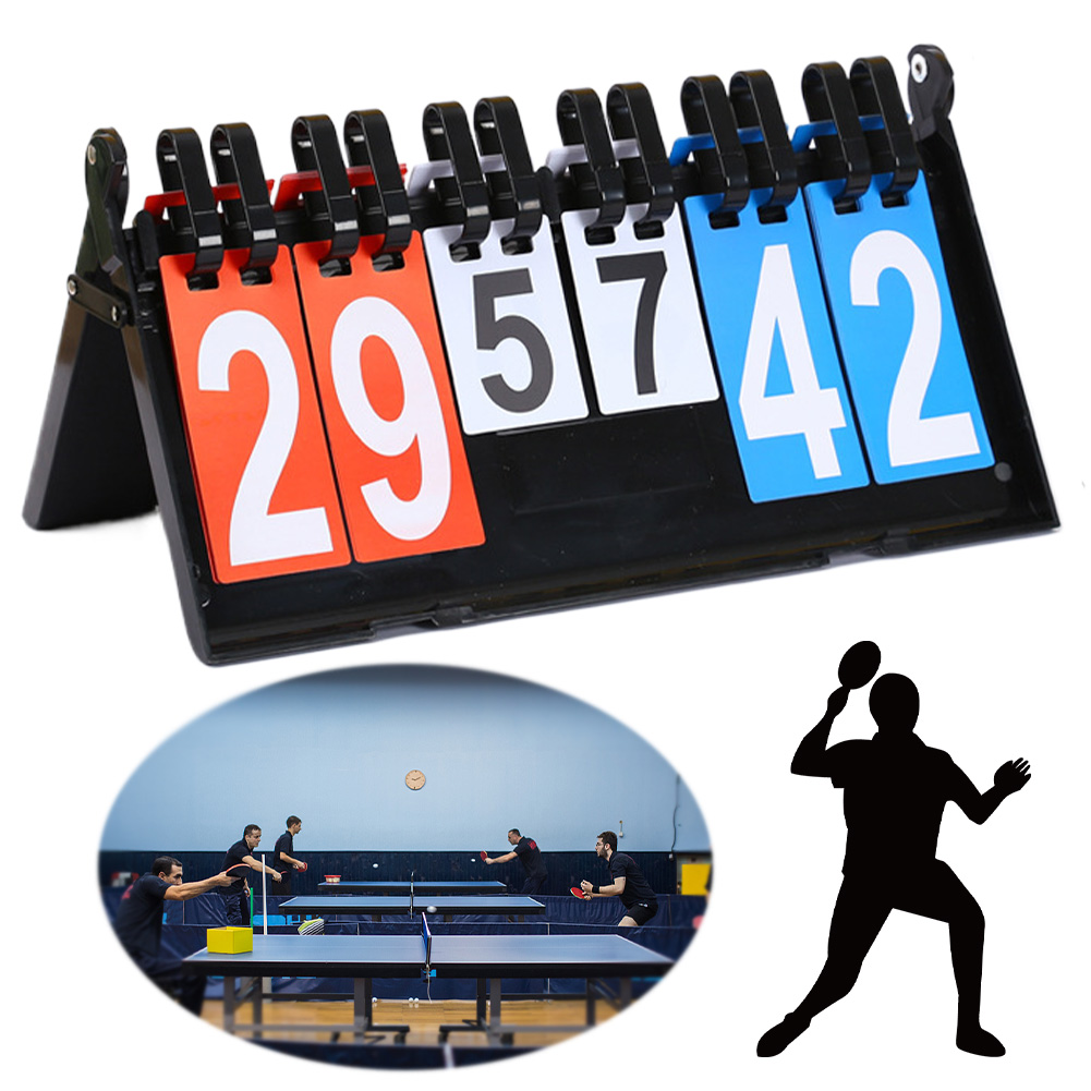 스포츠 점수판 테이블탑 점수판 6자리 점수 기록기 휴대 - Table Tennis Scoring 리뷰 및 가격