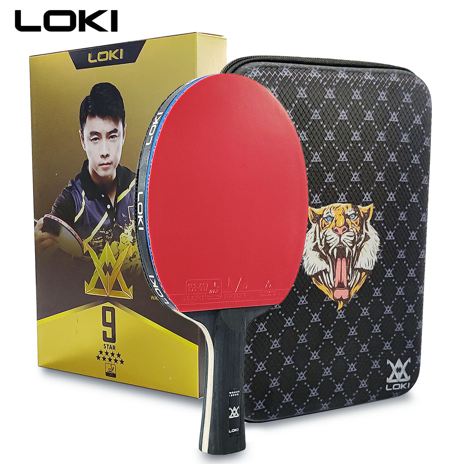 LOKI 9 스타 탁구 라켓 전문 5+2 탄소 탁구 패 - Table Tennis Eleven 리뷰 및 가격